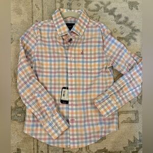 Johnnie-O boys Performance Plaid Button Down Shirt